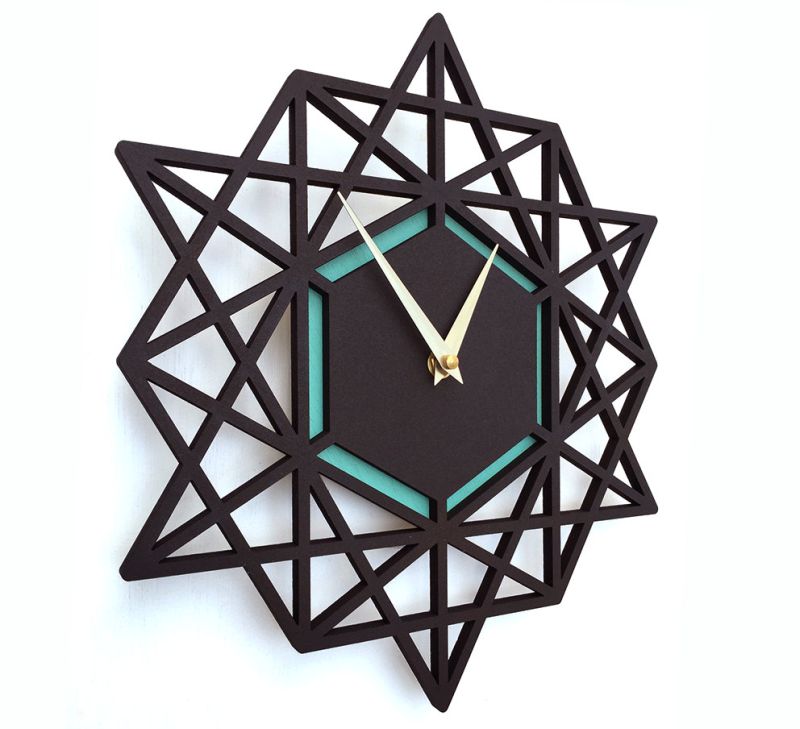 Geometrical wall clock 