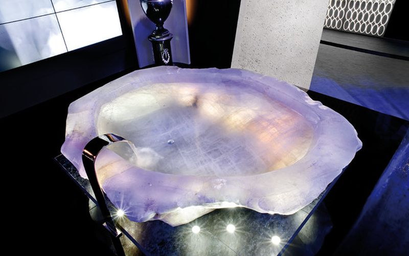 Rock Crystal Bath Tub