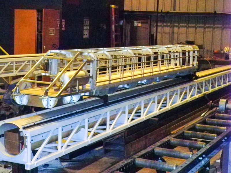 89-year-old retied engineer builds a huge train model in his vineyard