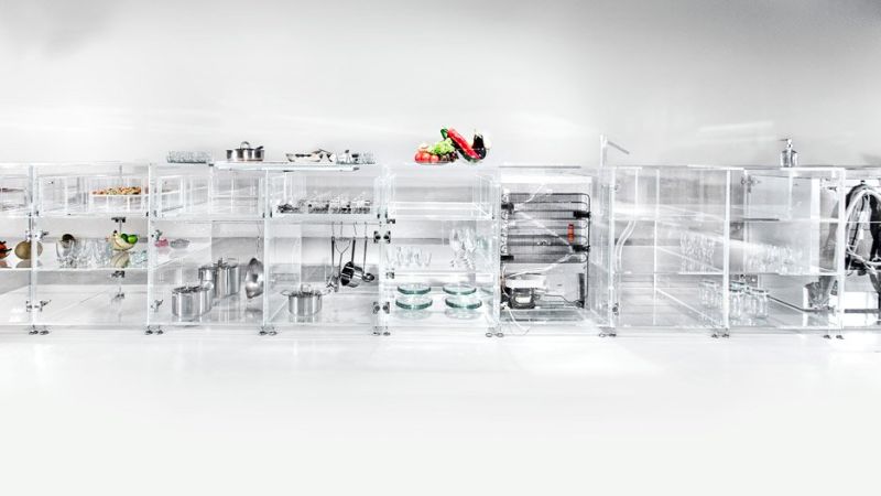 All glass kitchen by MVRDV