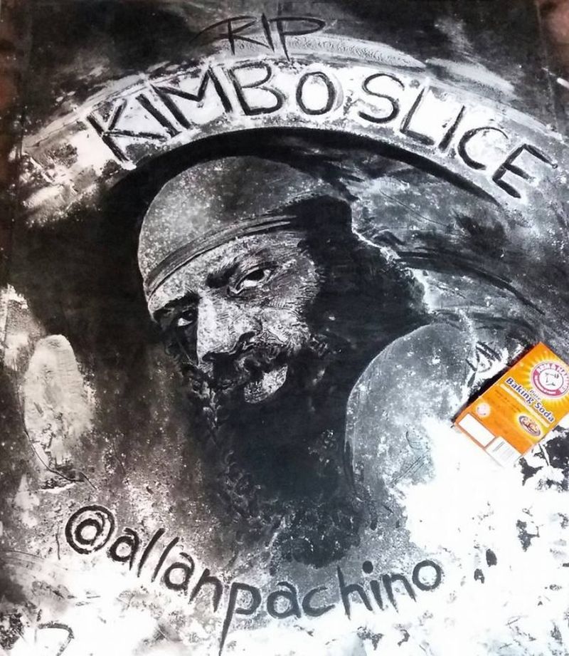 Kimbo Slice's baking soda portrait  by Allah