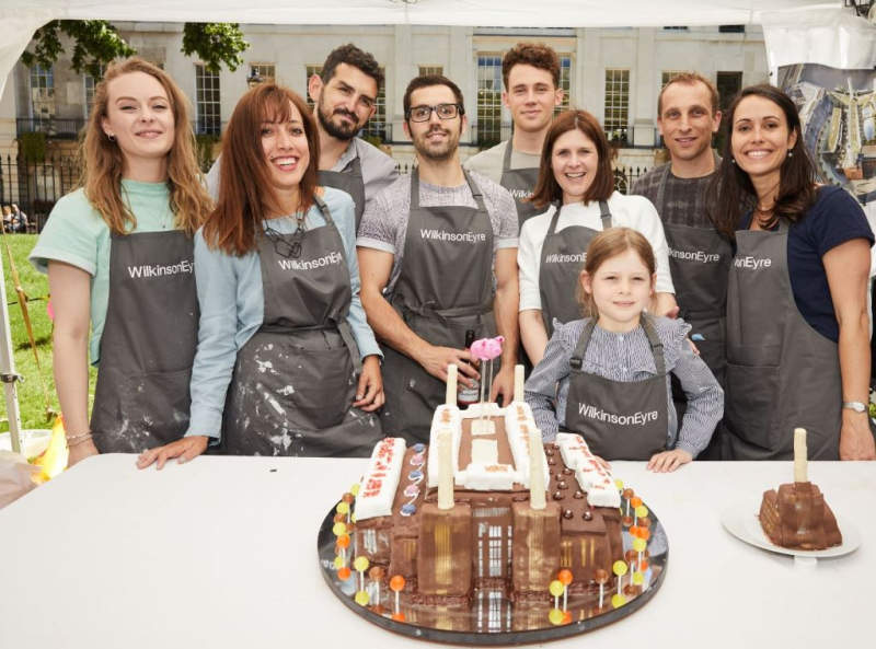 Battersea Power Station cake by Wilkinson Eyre