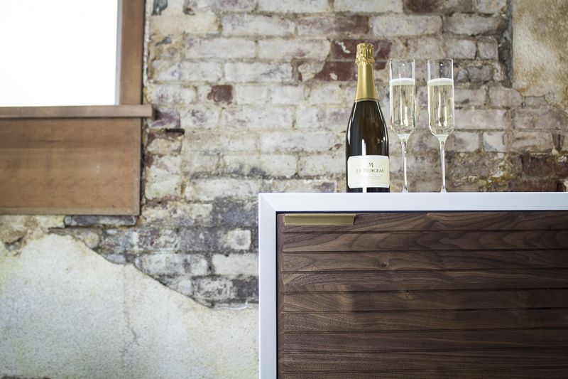 Brock wine fridge by Sommi Wine Cellars