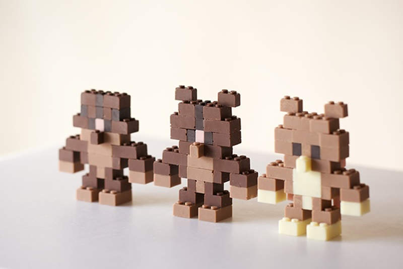 Chocolate Lego brick