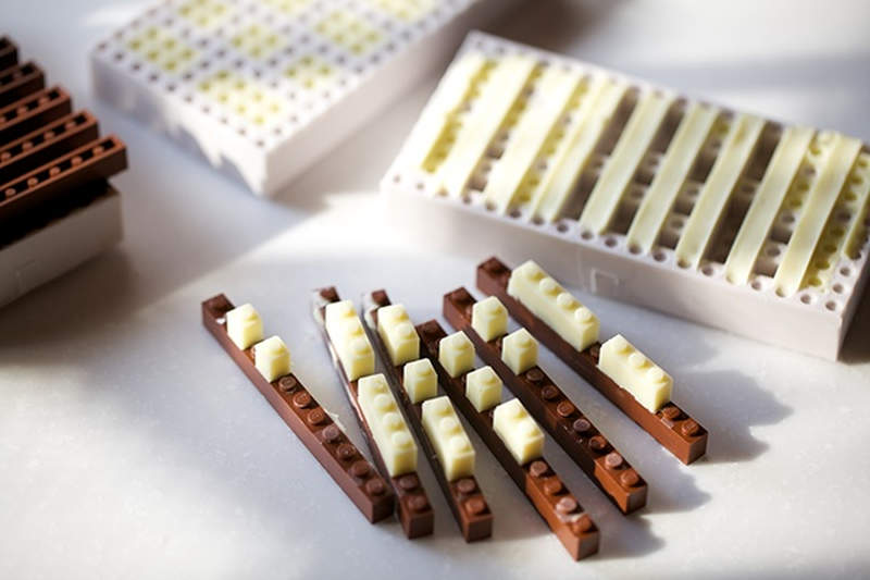 Chocolate Lego brick