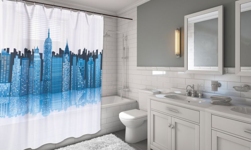 Cityscape Shower Curtain