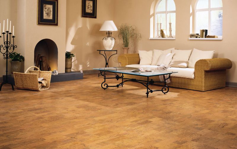 Cork flooring