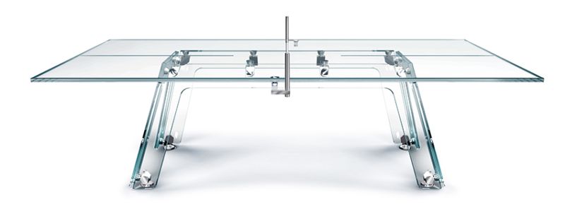 Crystal Ping Pong Table by Adriano Design