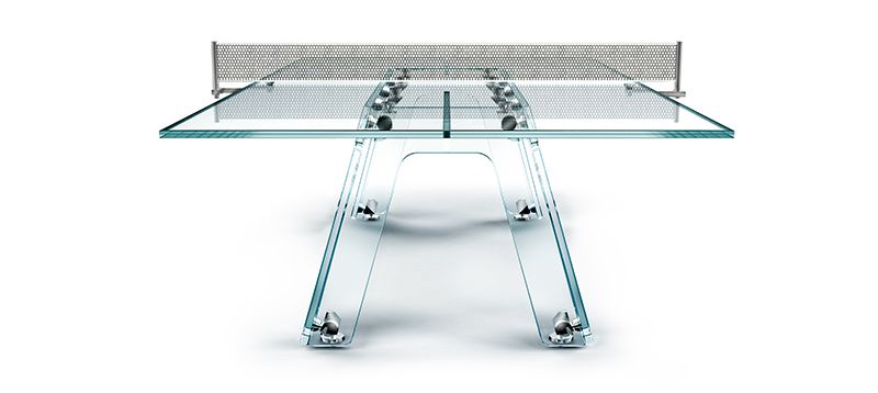 Crystal Ping Pong Table by Adriano Design