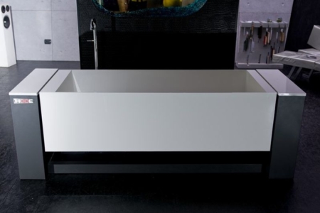 Disambigua washbasin bathtub in a single rotation