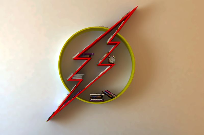 Flash Logo Shelf