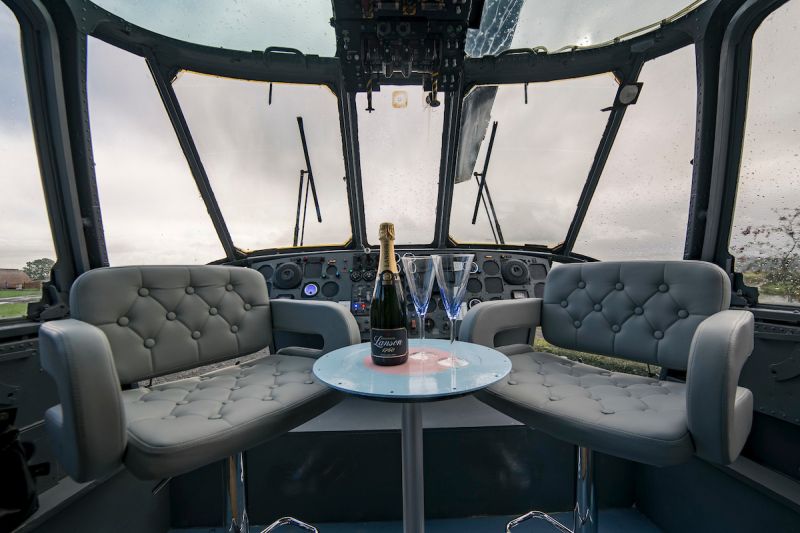 Helicopter hotel in Scotland by Martyn and his wife Louise Steedman