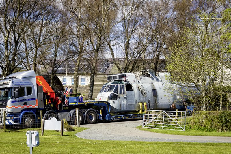 Helicopter hotel in Scotland 