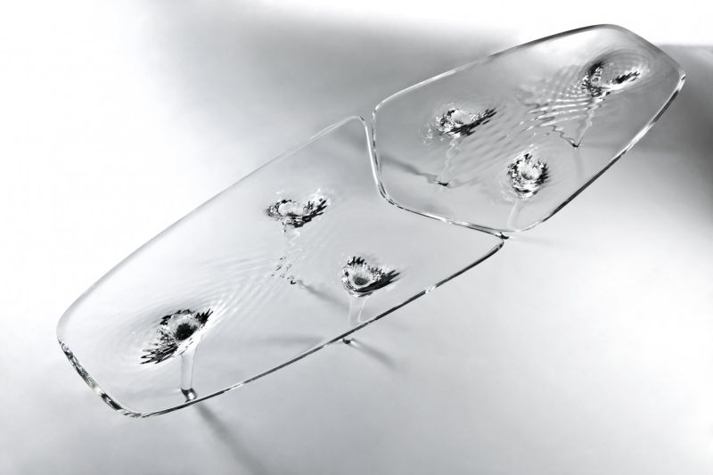 Liquid Glacial Coffee Table by Zaha Hadid