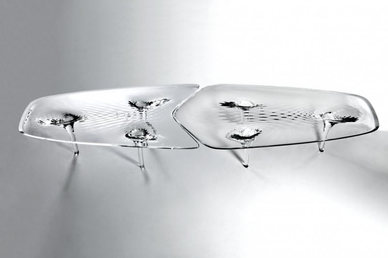 Liquid Glacial Coffee Table by Zaha Hadid