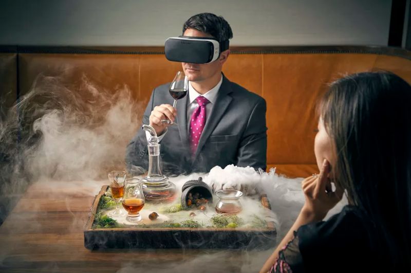 Macallan Rare Journey cocktail with Virtual Reality