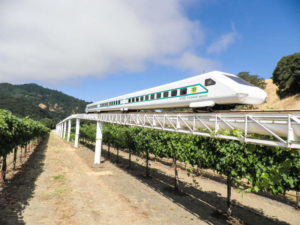 Man builds prototype of atmospheric transportation system at his vineyard