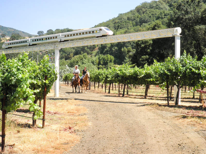 Man builds prototype of atmospheric transportation system at his vineyard 