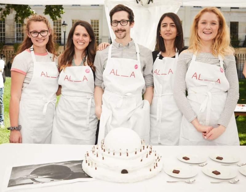 Newton’s Cenotaph cake by AL_A Architects