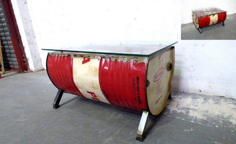 Oil Drum Coffee Table by Welbrook Interiors