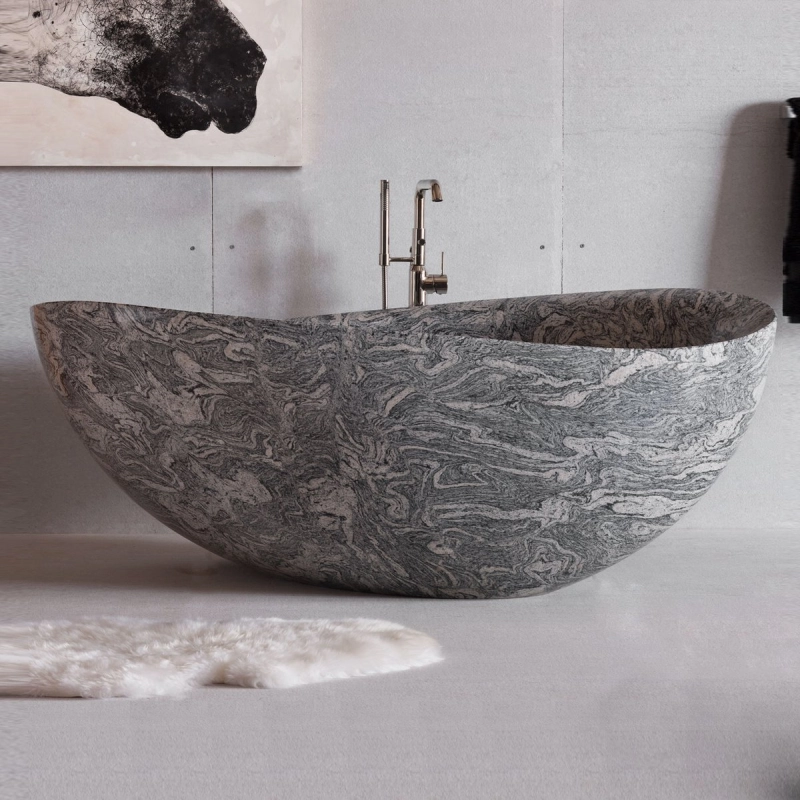 High Backrest Bathtub - modern high-back bath by Antonio Lupi