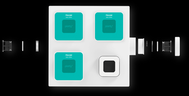 Planty Square by Nthing is modular hydroponic gardening kit