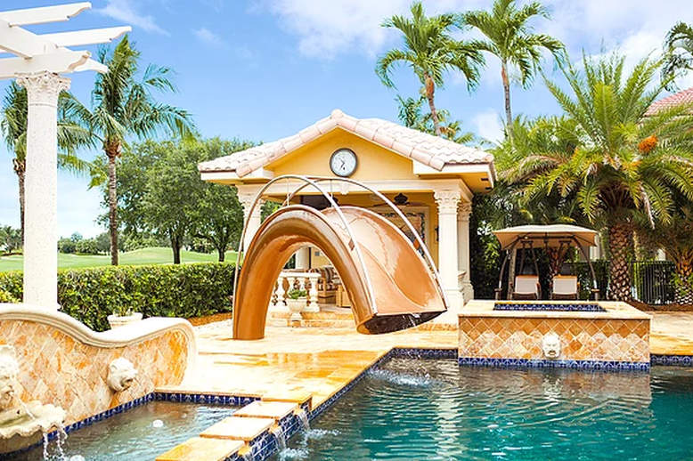 SplinterWorks' Sculptural Pool Slides for Your Home