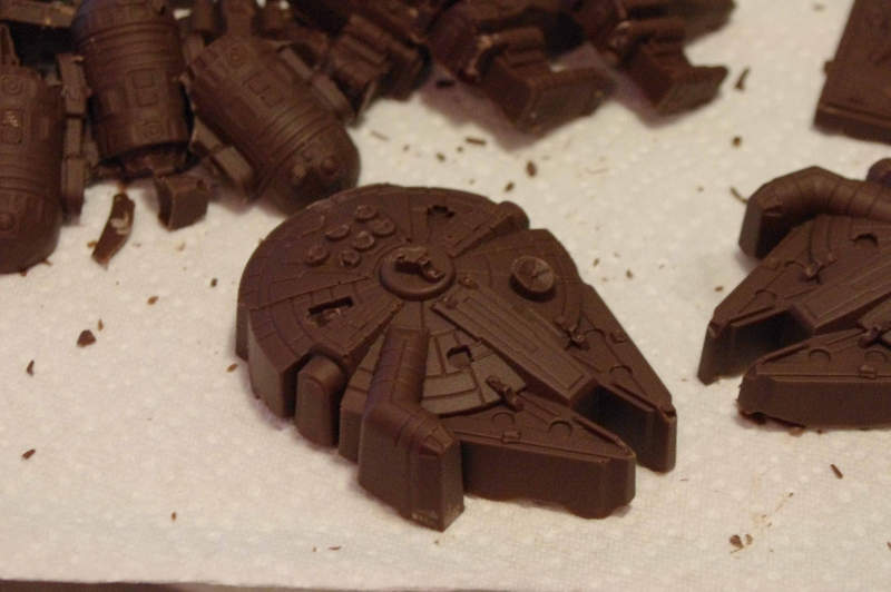 Millennium Falcon chocolate 