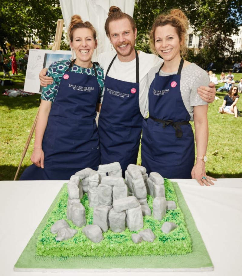 Stonehenge cake by David Collins