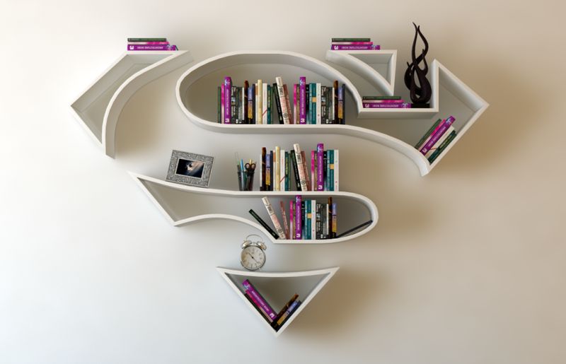 Superman Book Shelf