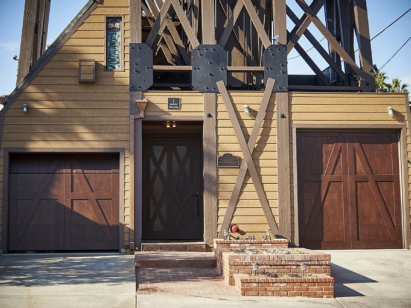 The water tower house located in California. 