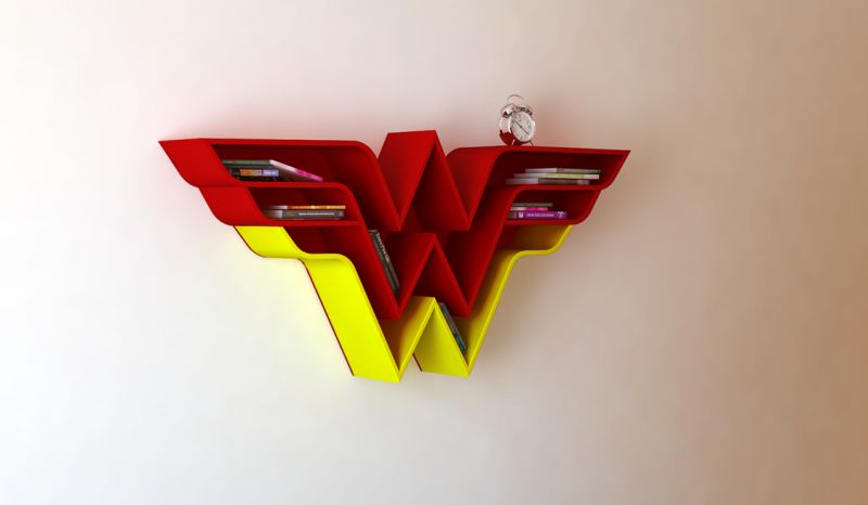 Wonder Woman shelf