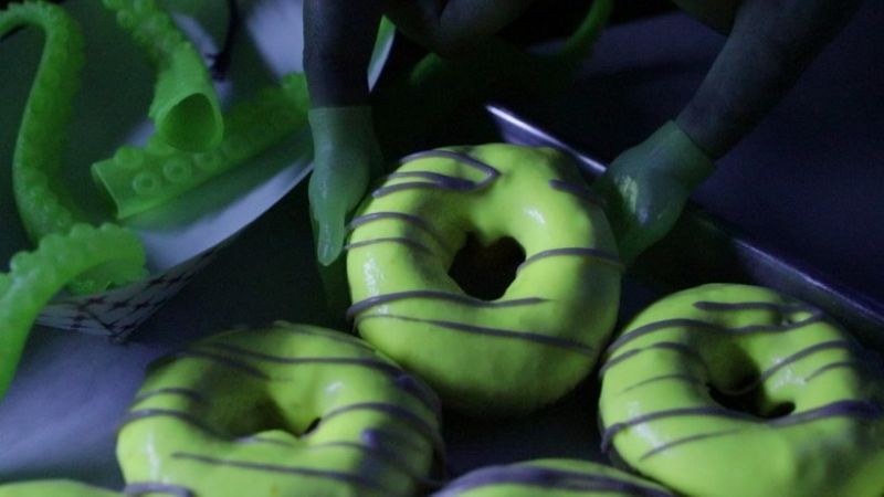 glow-in-the-dark donuts