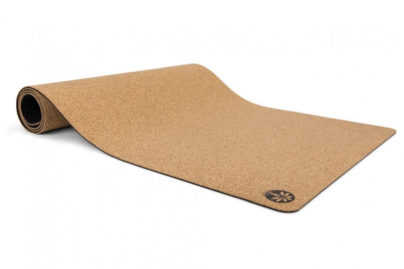 Most mats. Cork Yoga mat.