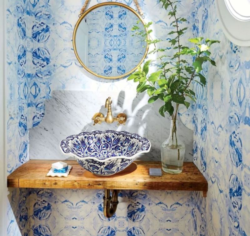 printed wash basin designs