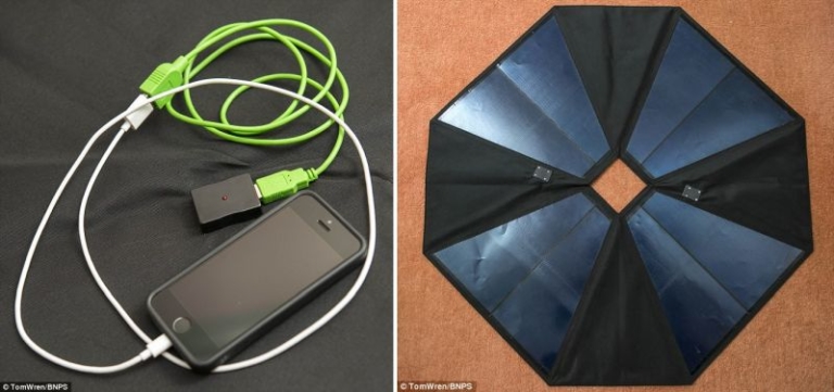 Solarbrella turns beach umbrella into charging dock for your phone