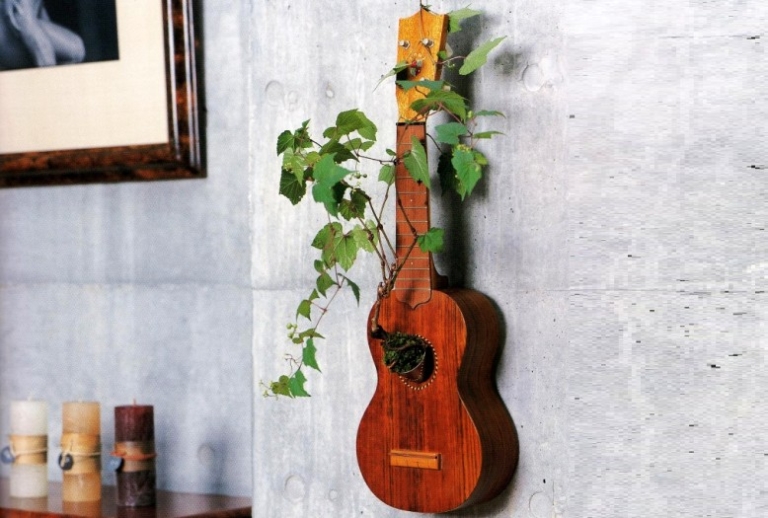 16 Creative Ways to Recycle Old Guitar into Home Décor Items