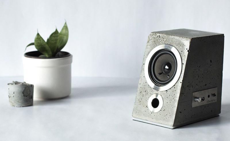 Concrete speaker by Satori & Scout