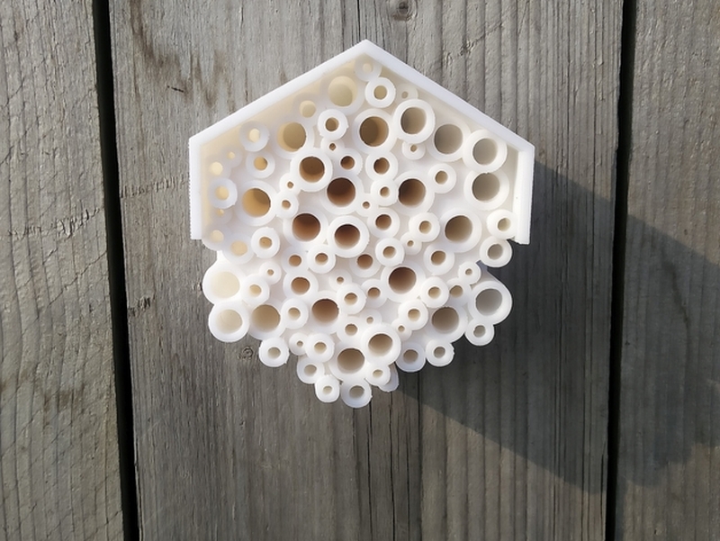 3D printing bee hotel