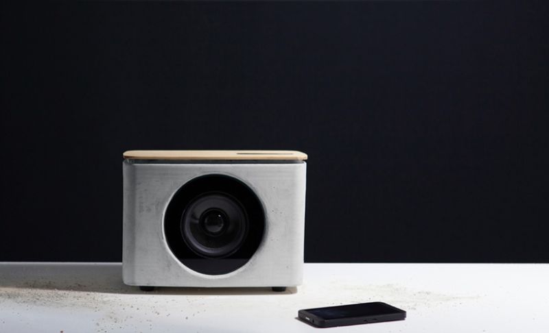 P.A.C.O open-source concrete speaker