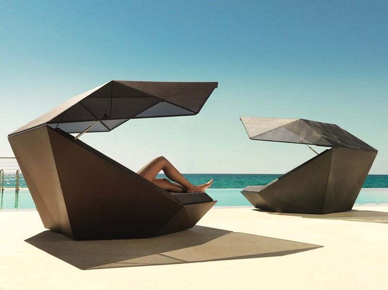 Outdoor daybed by Vondom