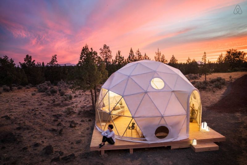 The Airbnb dome