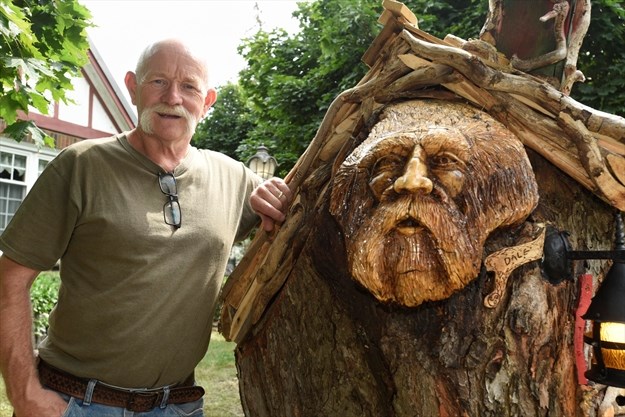 Brampton man carves miniature fairytale treehouse