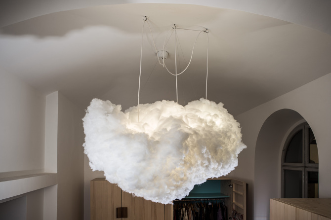 Puff cloud deals light fixture