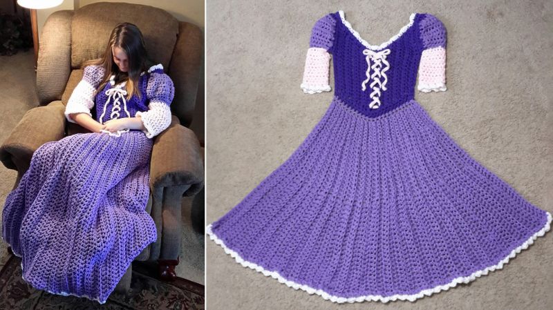 Disney-inspired blanket dress 