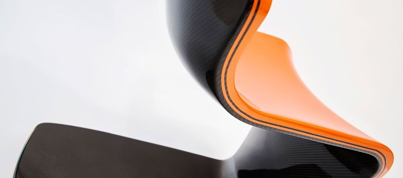 F1 Carbon Fiber Lounge Chair by philip Caggiano