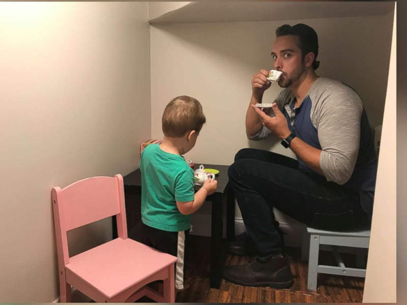 Georgia dad builds under stairs playhouse for his little daughter 