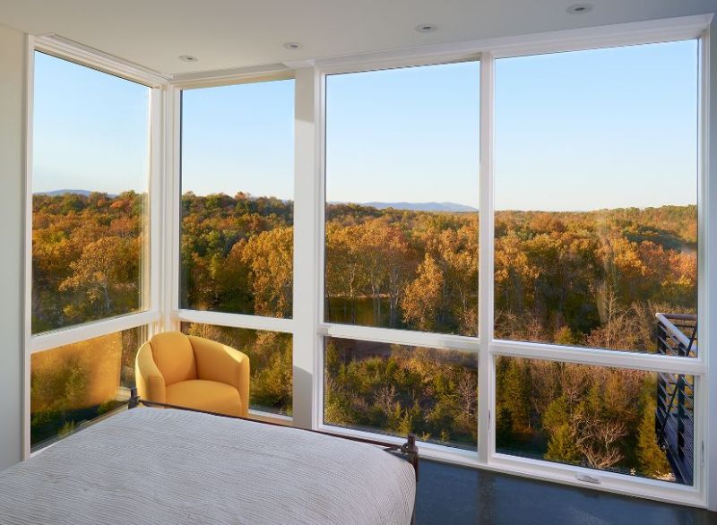 View from Mater Bedroom Hawk’s nest in West Virginia 