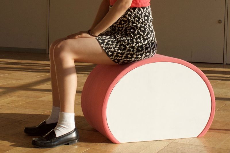 Kamaboko-inspired chair 