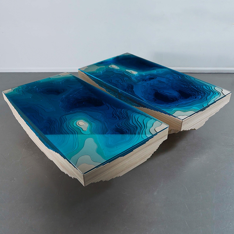 Kraken Abyss lagoon table by Duffy London